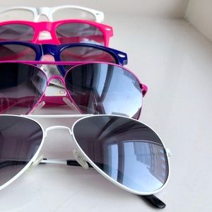 Five Pairs of Sunglasses - Plastic & Metal Frames